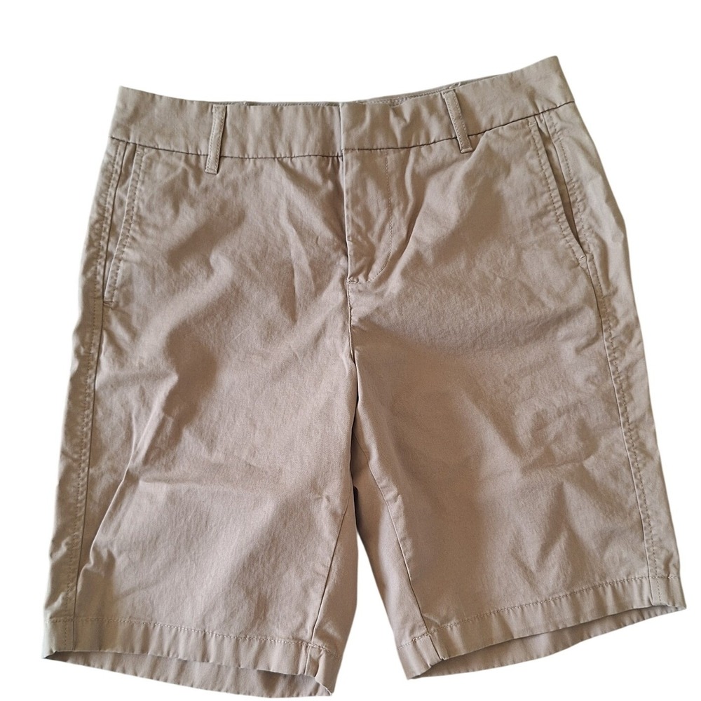 Quince Women Organic Cotton Tan  Shorts size 8